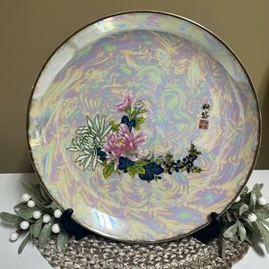Vintage 1960s Japanese Luster plate